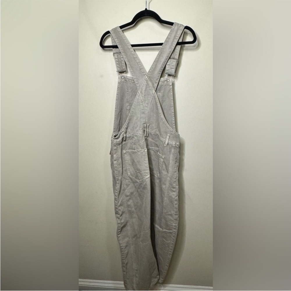 Free People We The Free Good Luck Barrel Overalls in Cobblestone - Picture 7 of 7